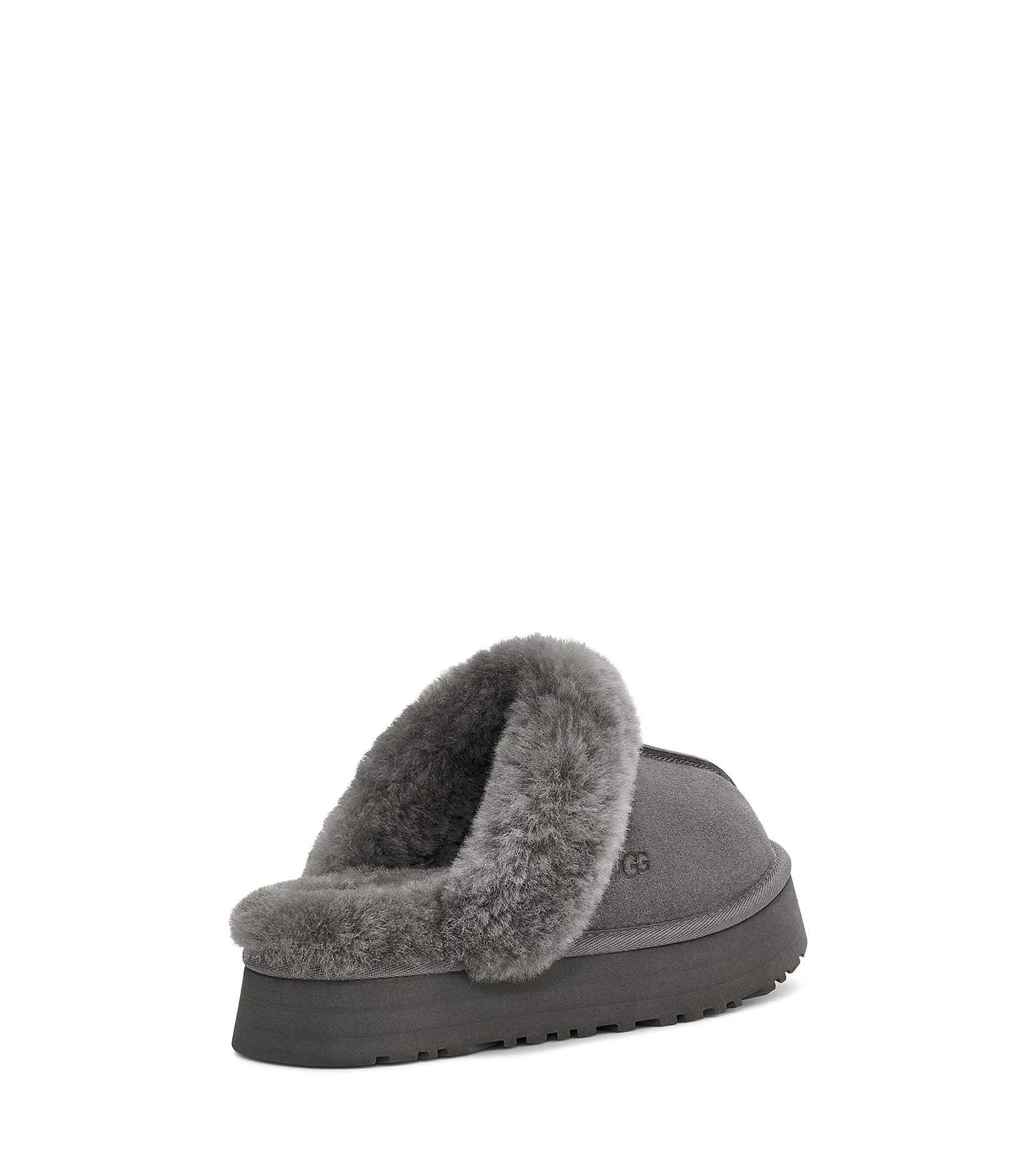 Pantoufles-UGG Disquette charbon