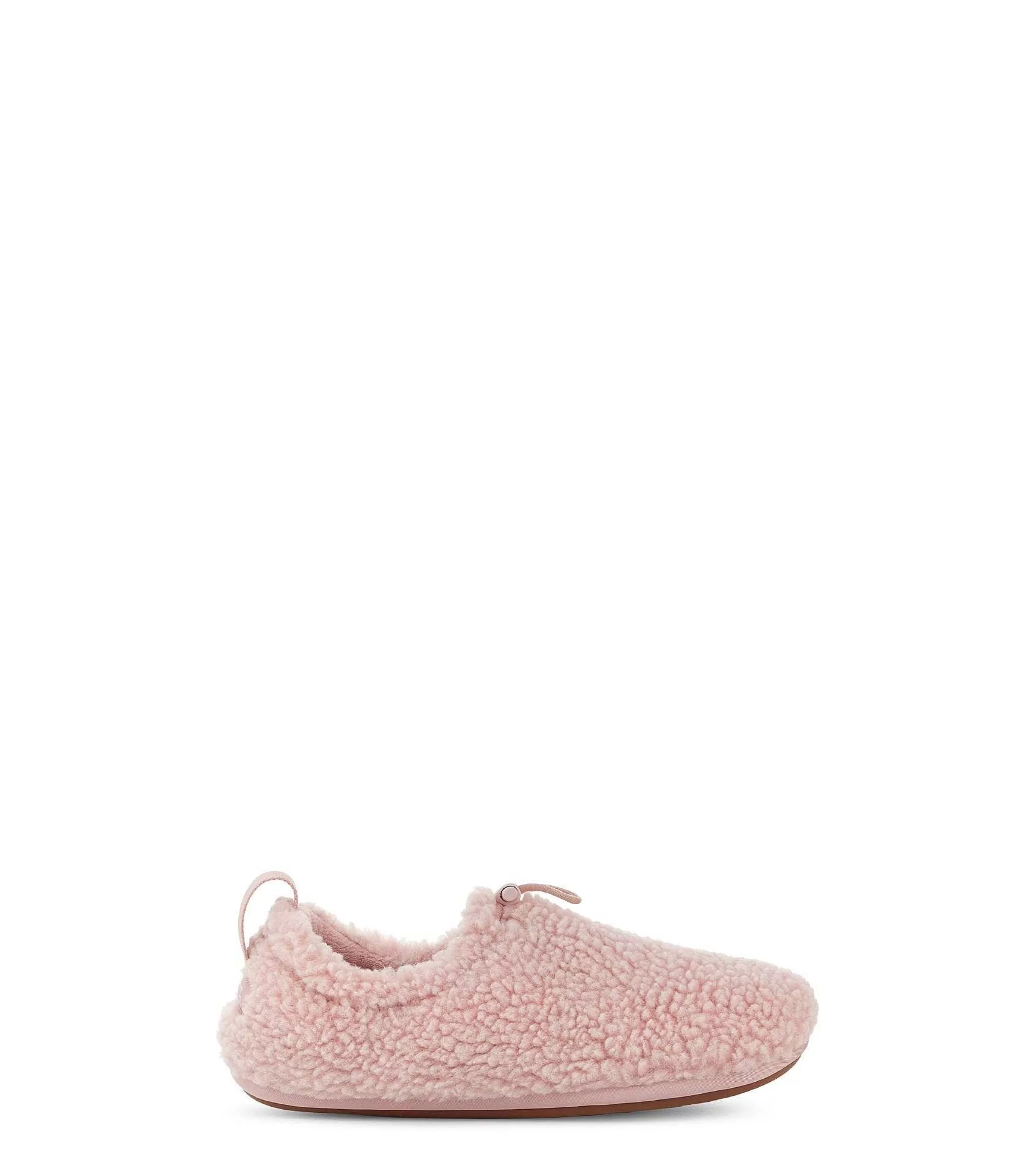 Pantoufles-UGG Pantoufle en peluche Gris Rose