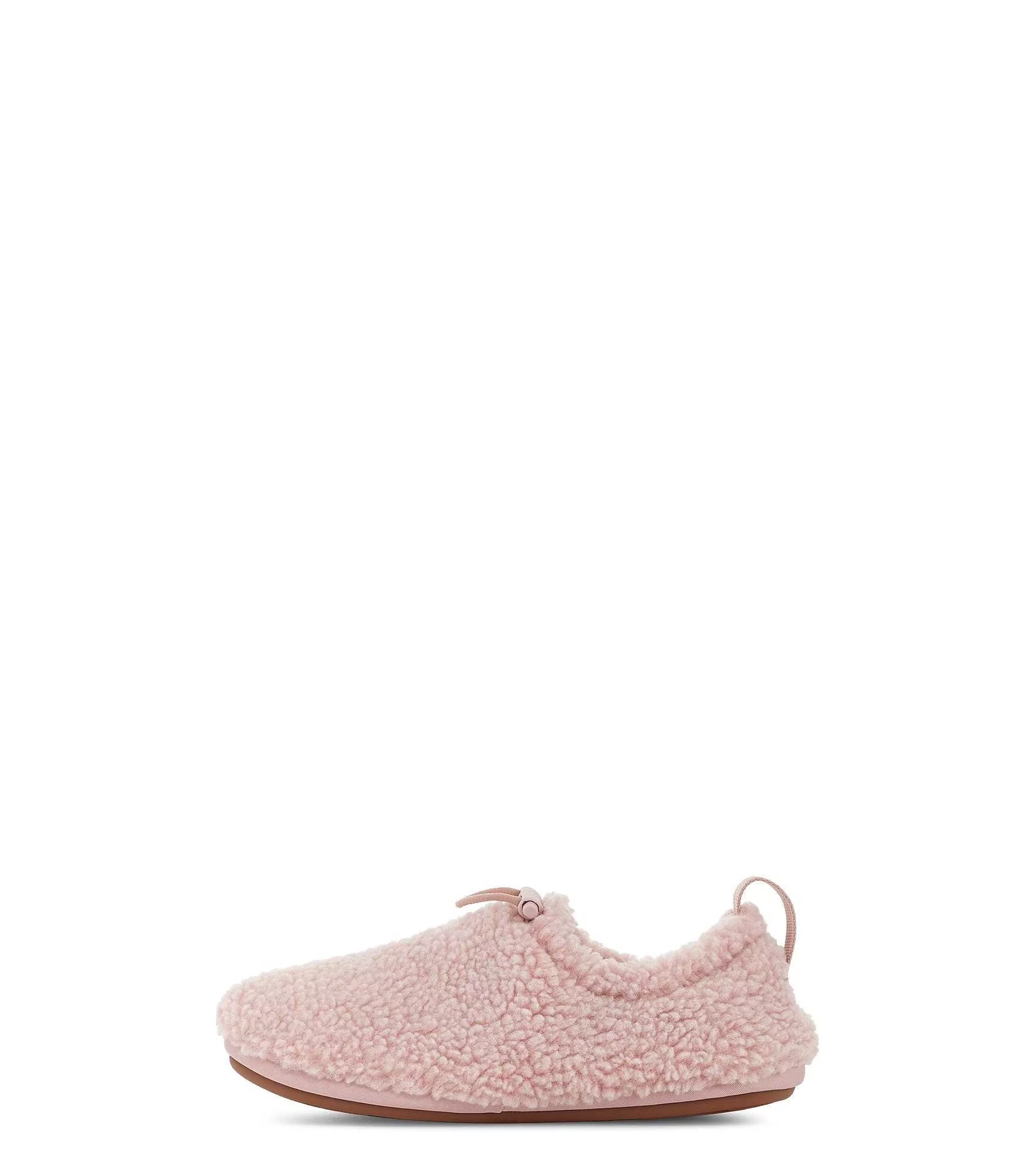 Pantoufles-UGG Pantoufle en peluche Gris Rose