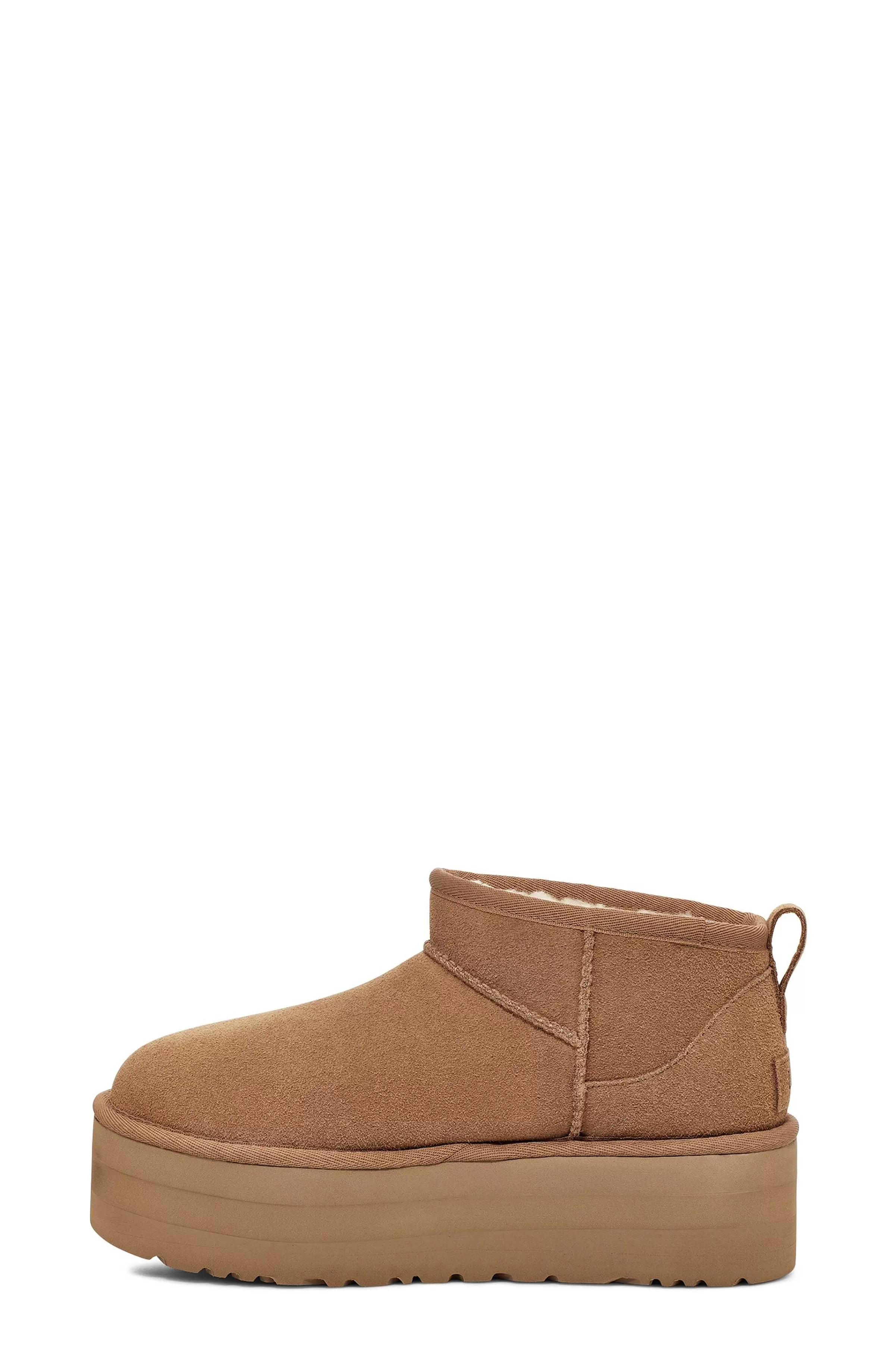 Bottes Classiques-UGG Plateforme Ultra Mini Classique, châtaigne